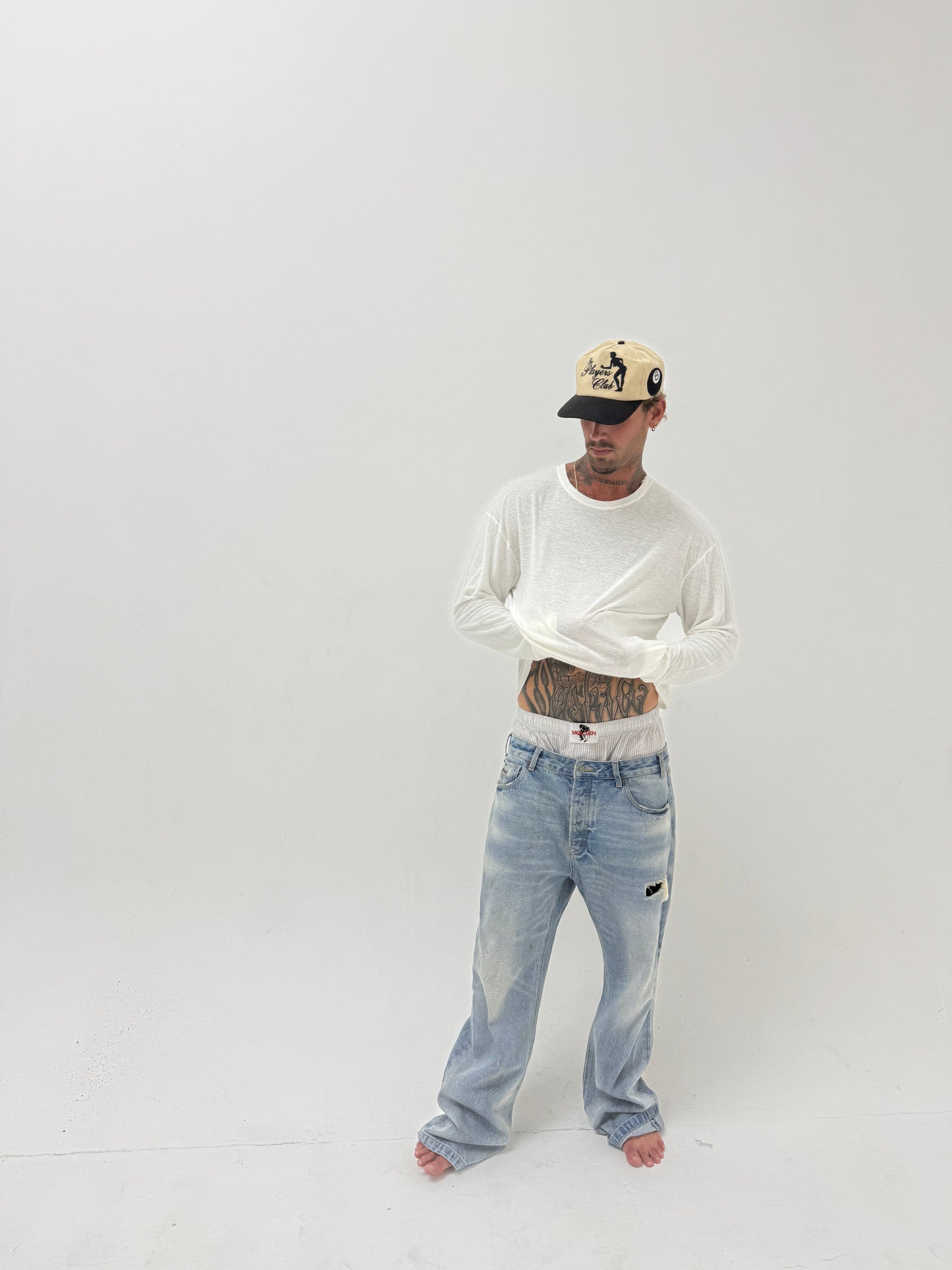 Premium White Linen Long Sleeve
