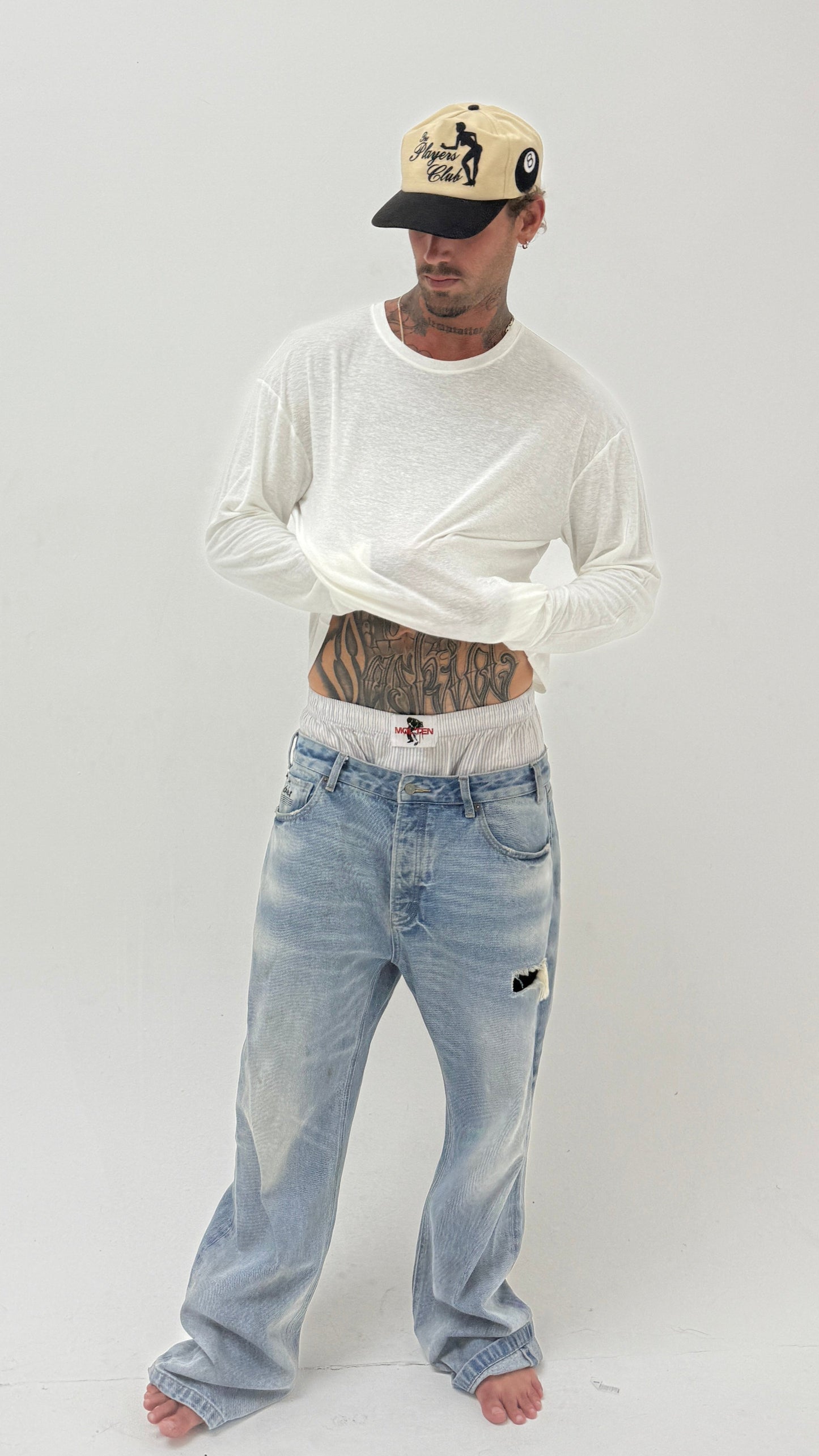 Premium White Linen Long Sleeve