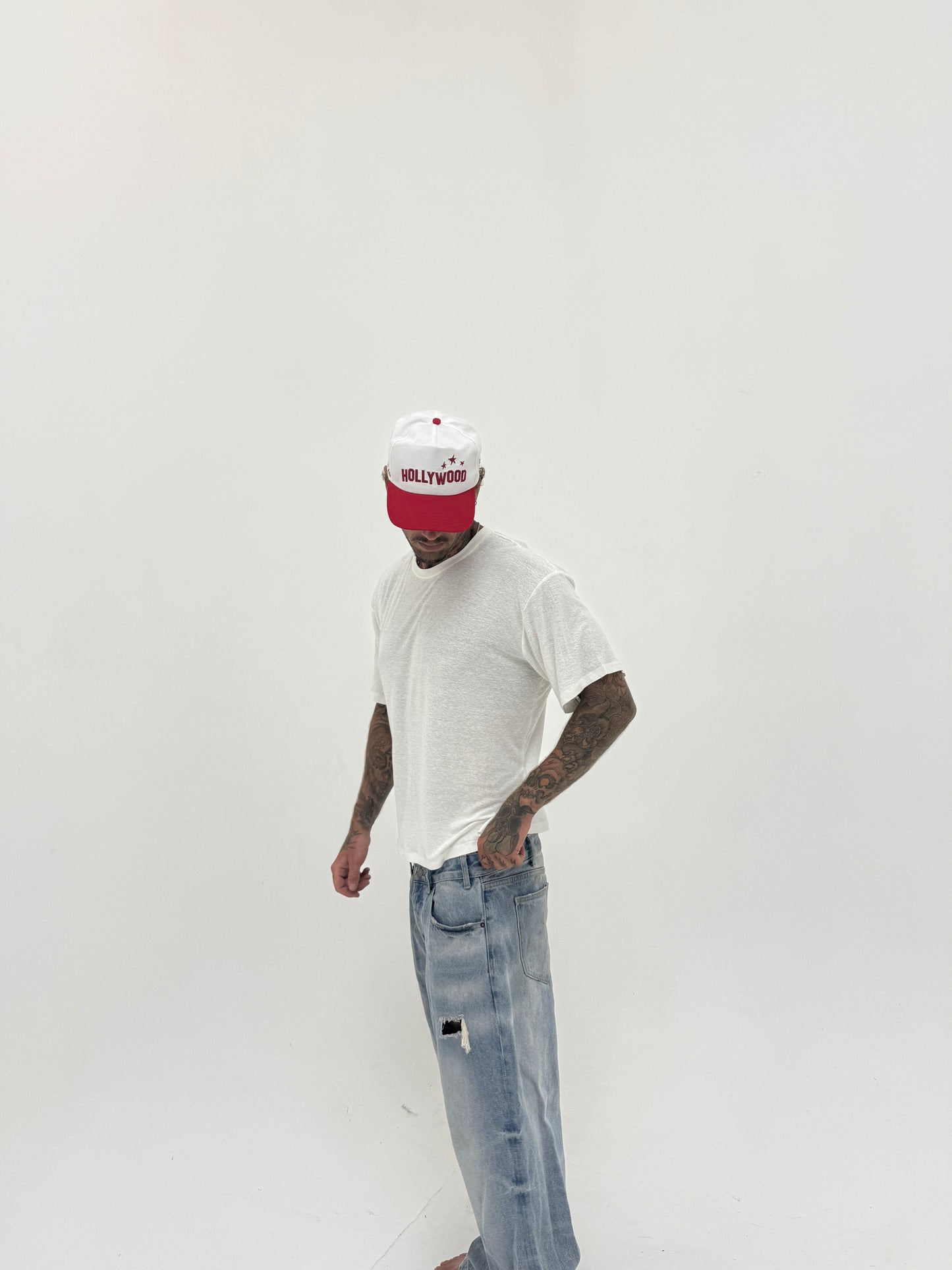 Premium White Linen T-Shirt