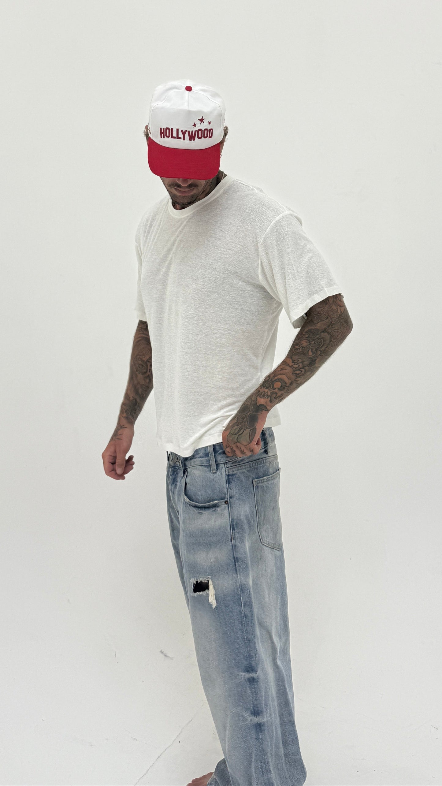 Premium White Linen T-Shirt