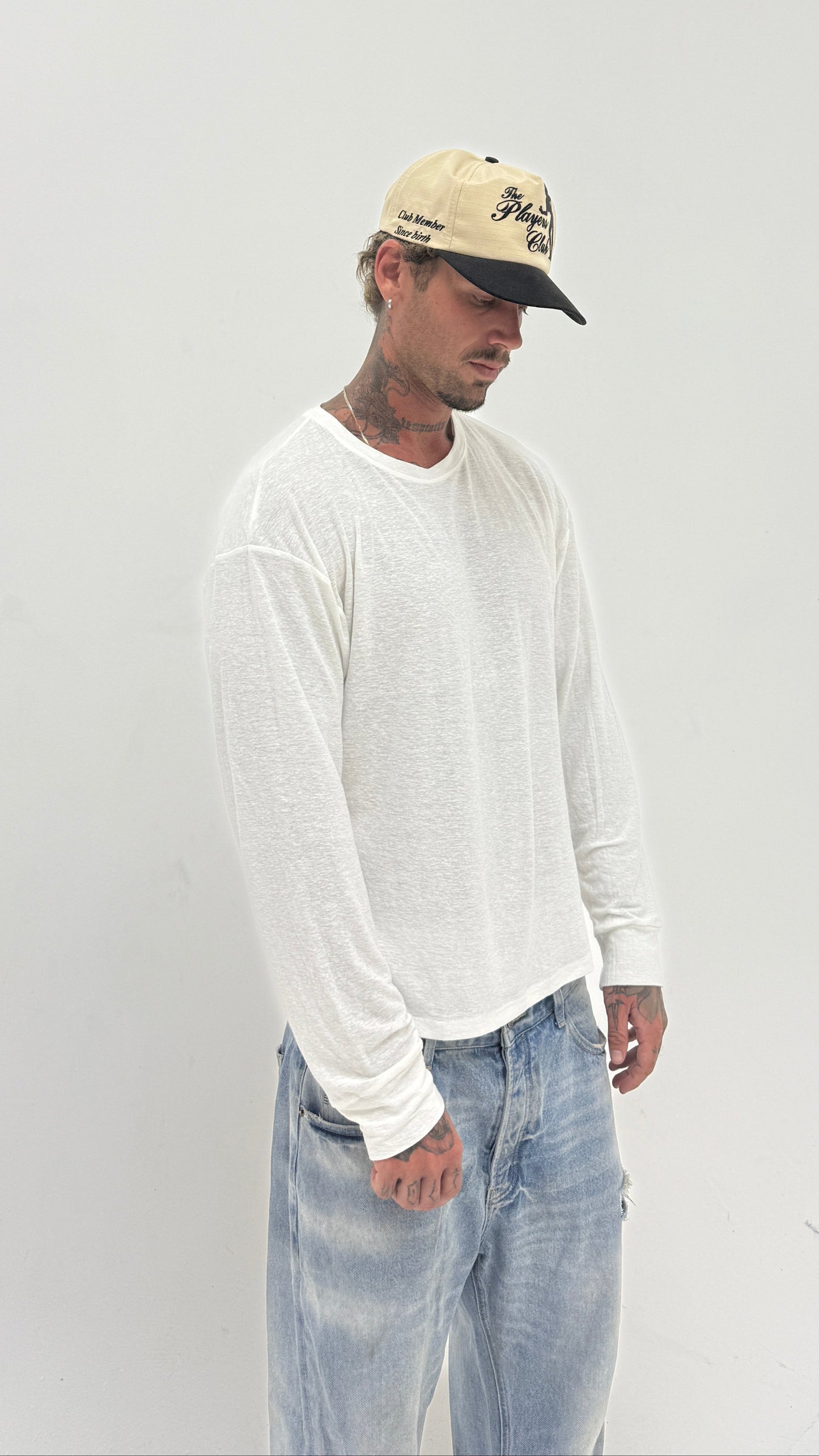 Premium White Linen Long Sleeve