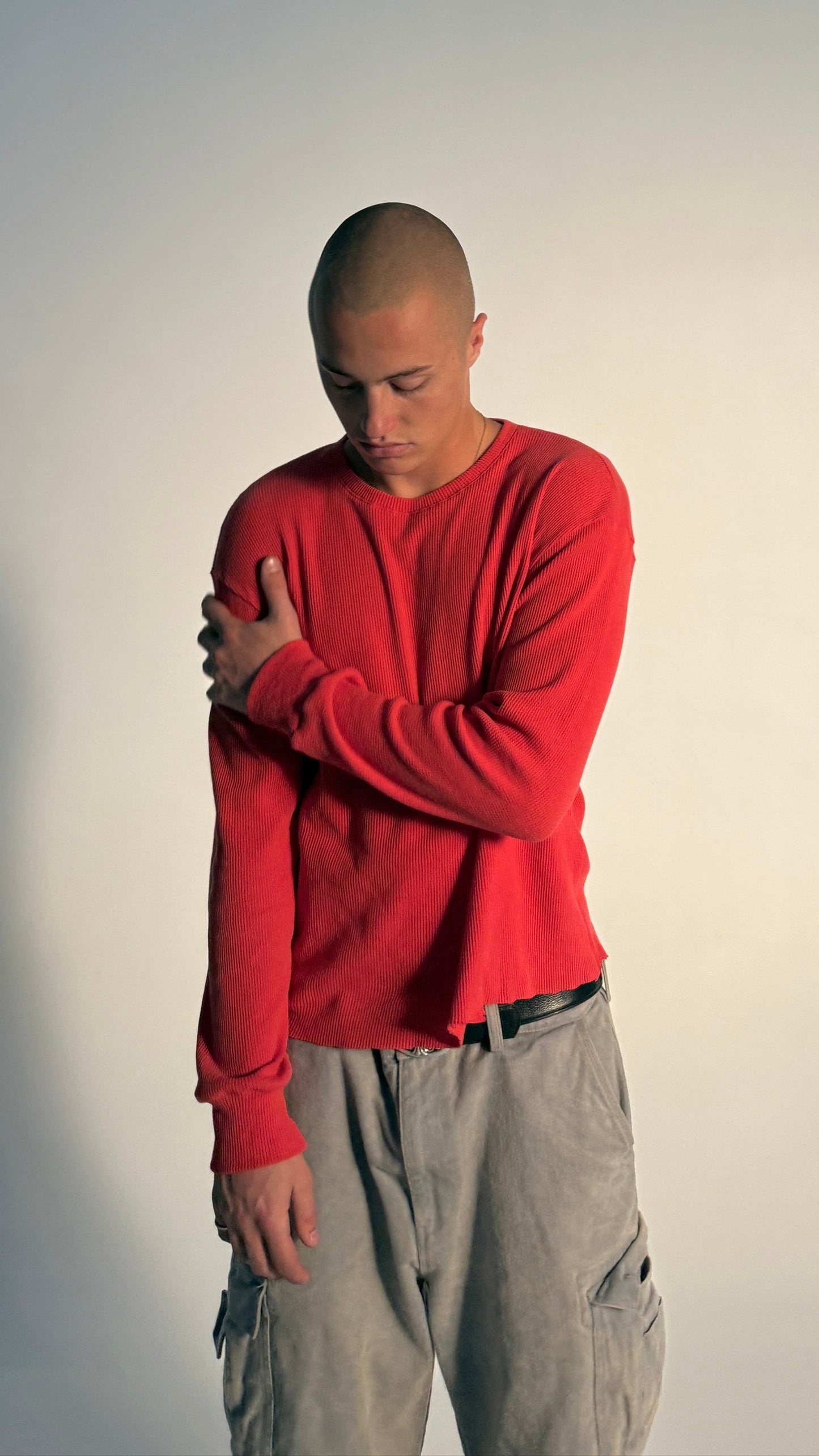 Red Thermal Long Sleeve