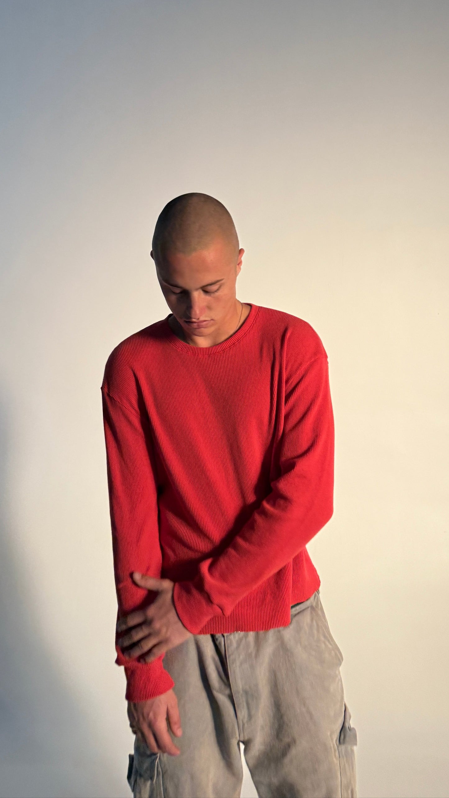 Red Thermal Long Sleeve