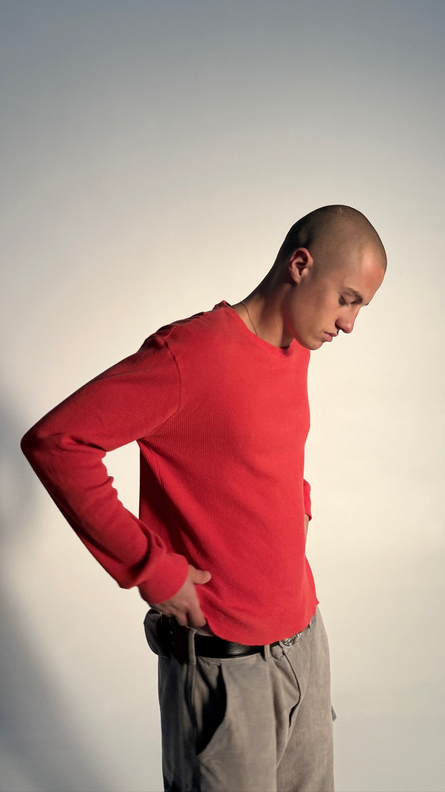 Red Thermal Long Sleeve