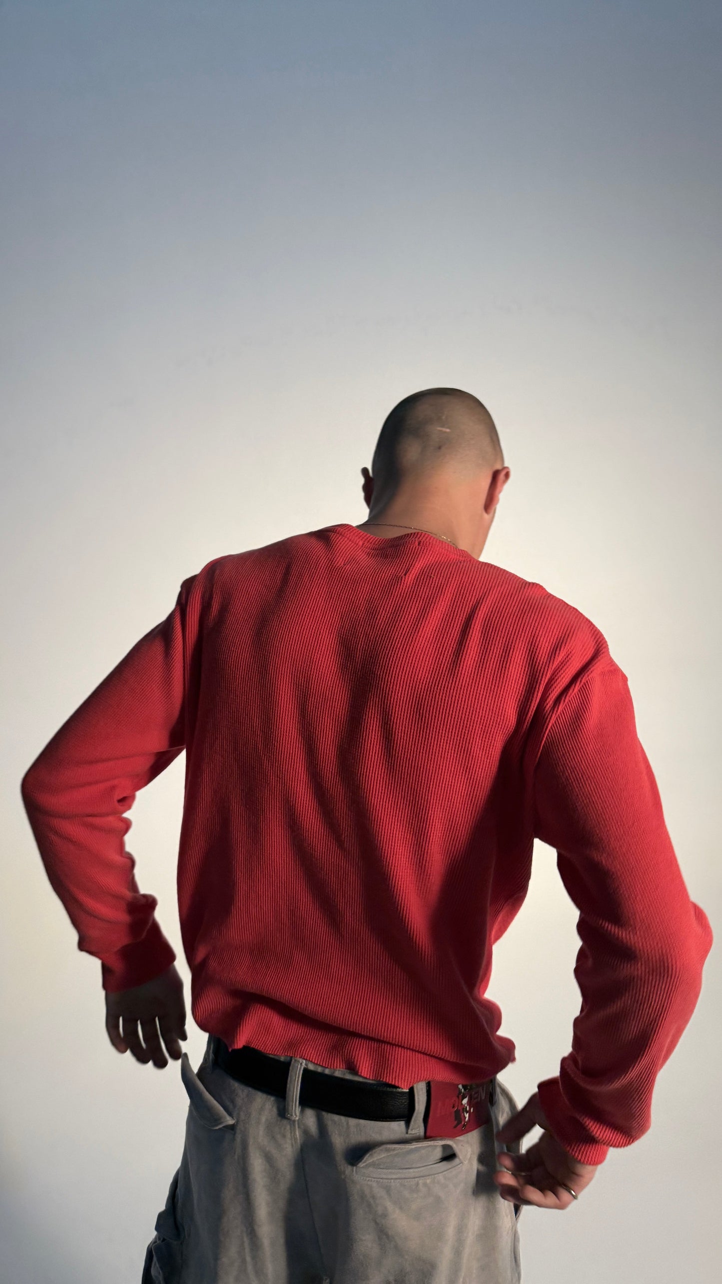 Red Thermal Long Sleeve