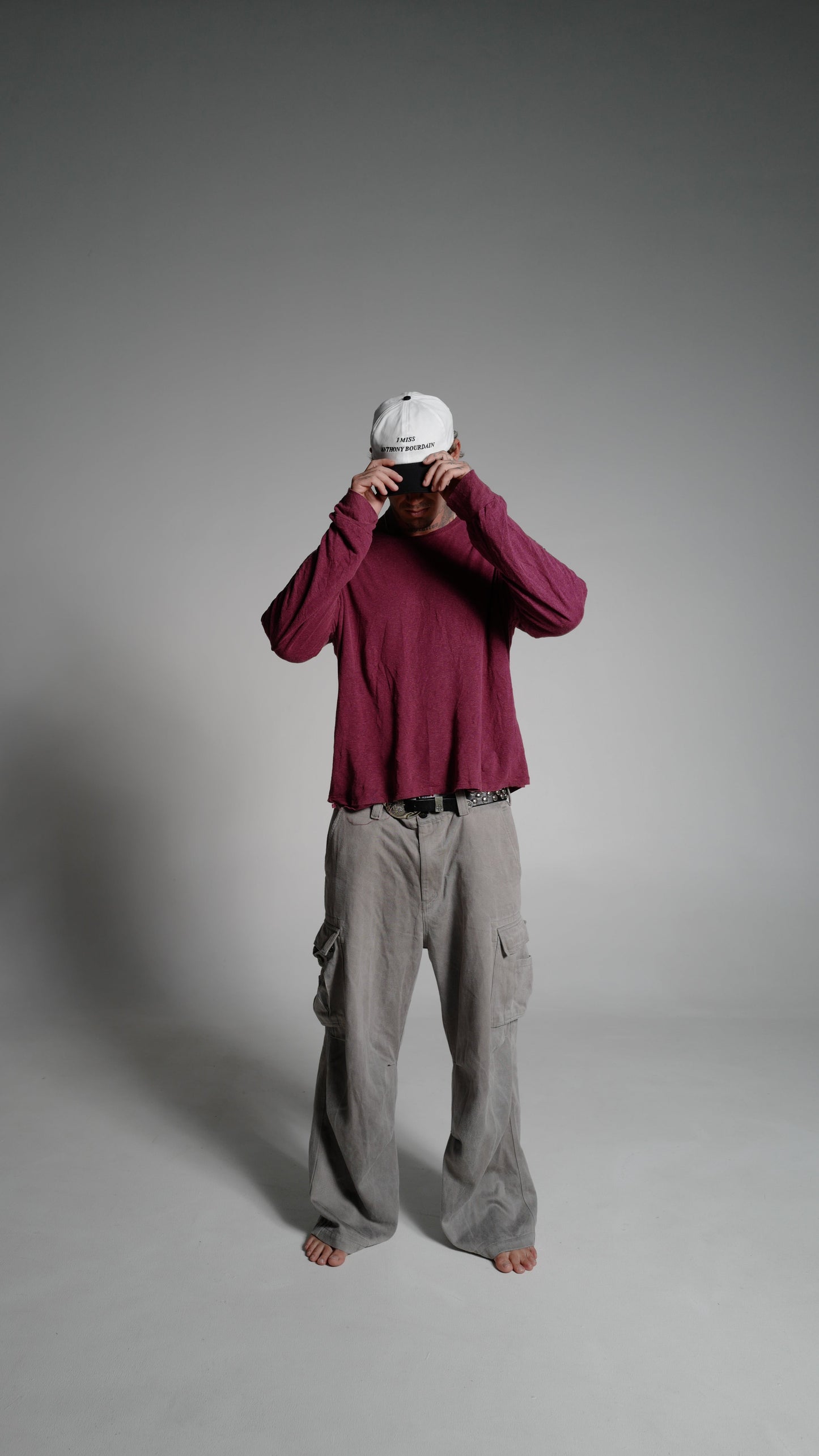 “WINE” LINEN LONG SLEEVE