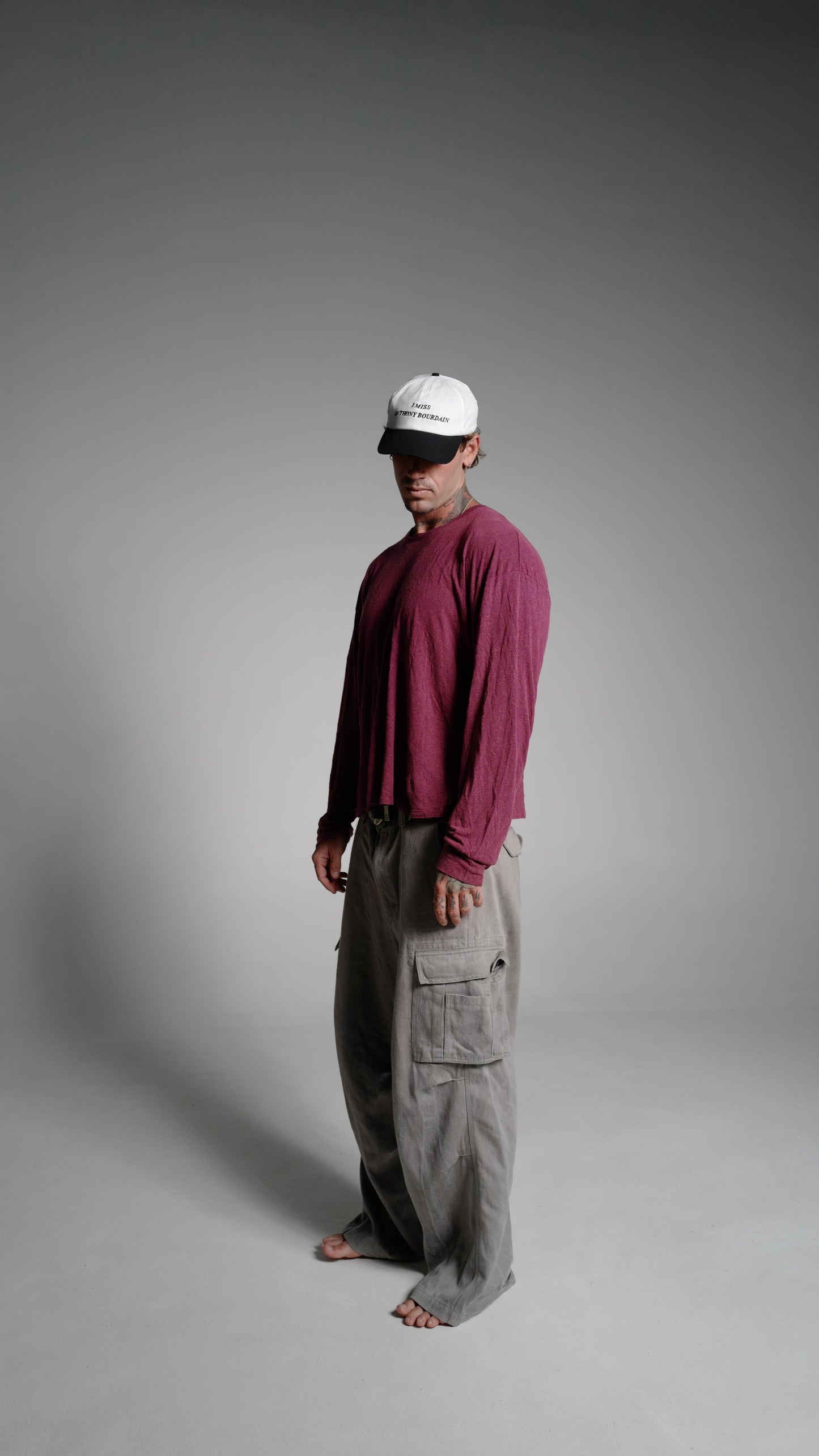 “WINE” LINEN LONG SLEEVE