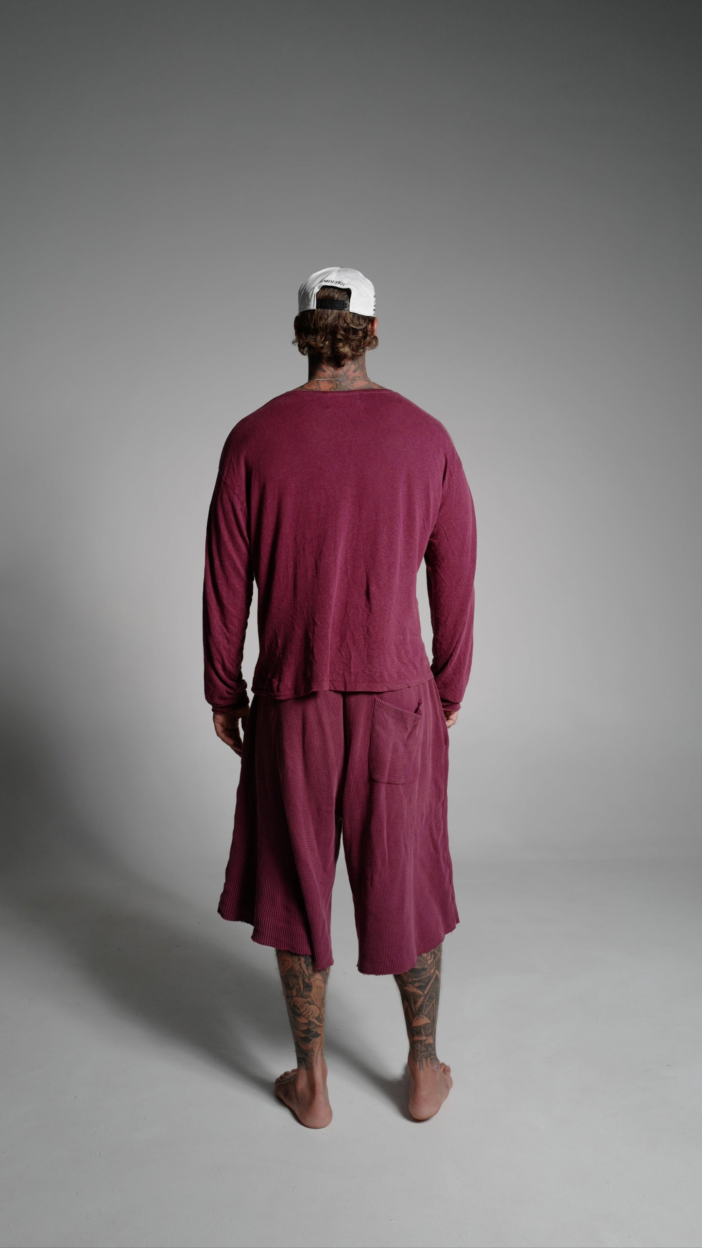 WINE - WAFFLE SHORTS