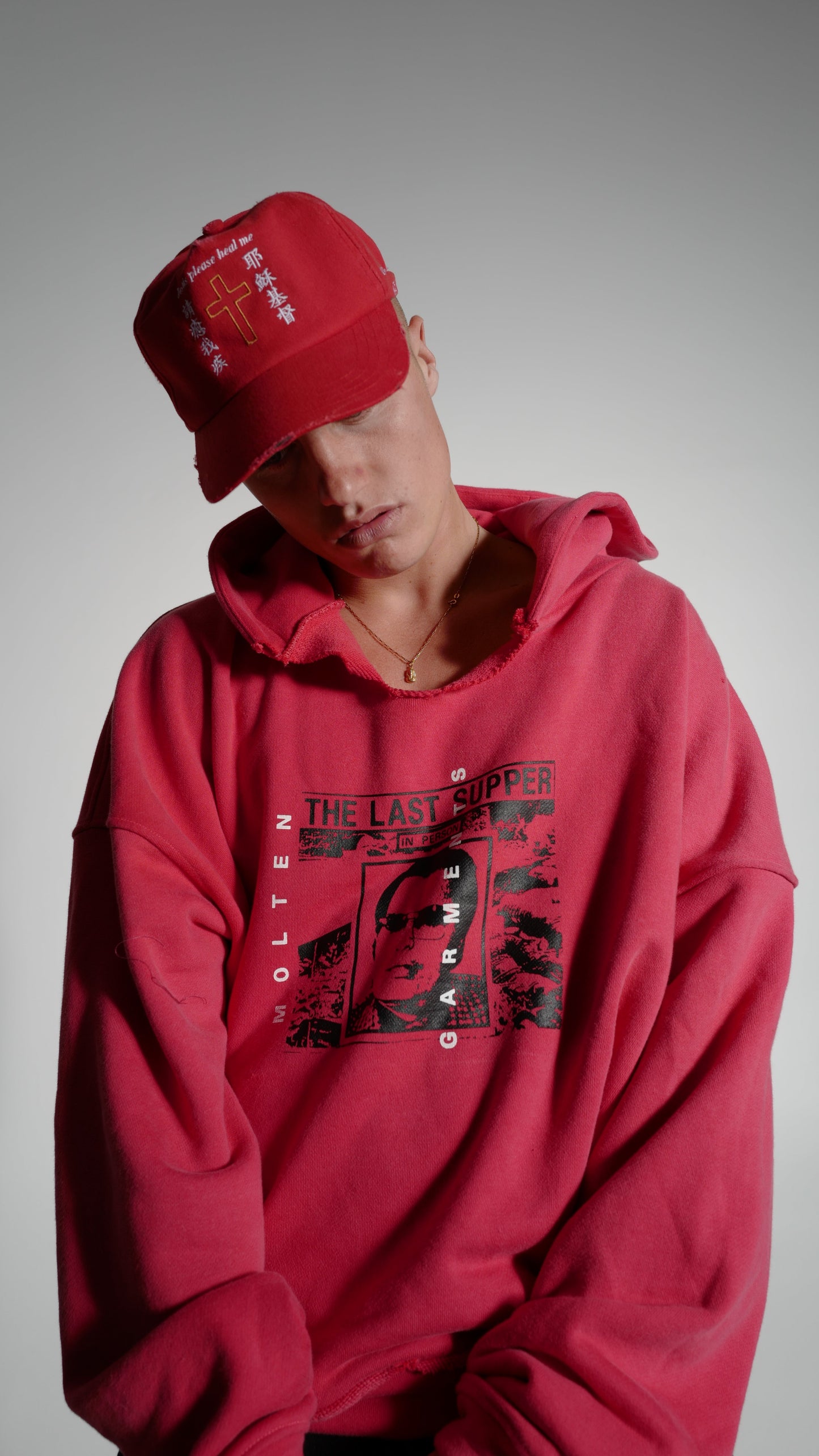 LAST SUPPER HEAVYWEIGHT HOODIE – RED