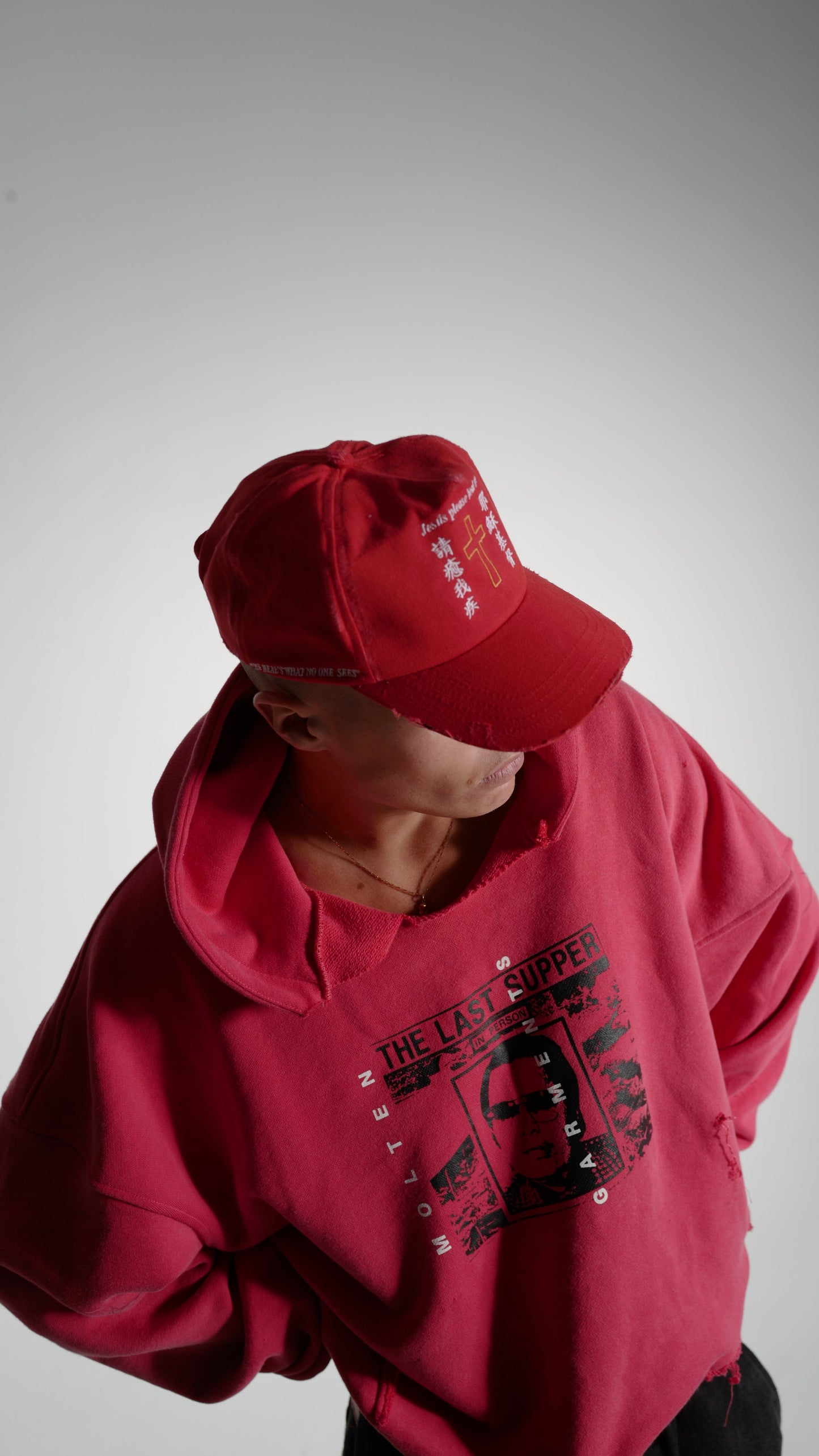 LAST SUPPER HEAVYWEIGHT HOODIE – RED
