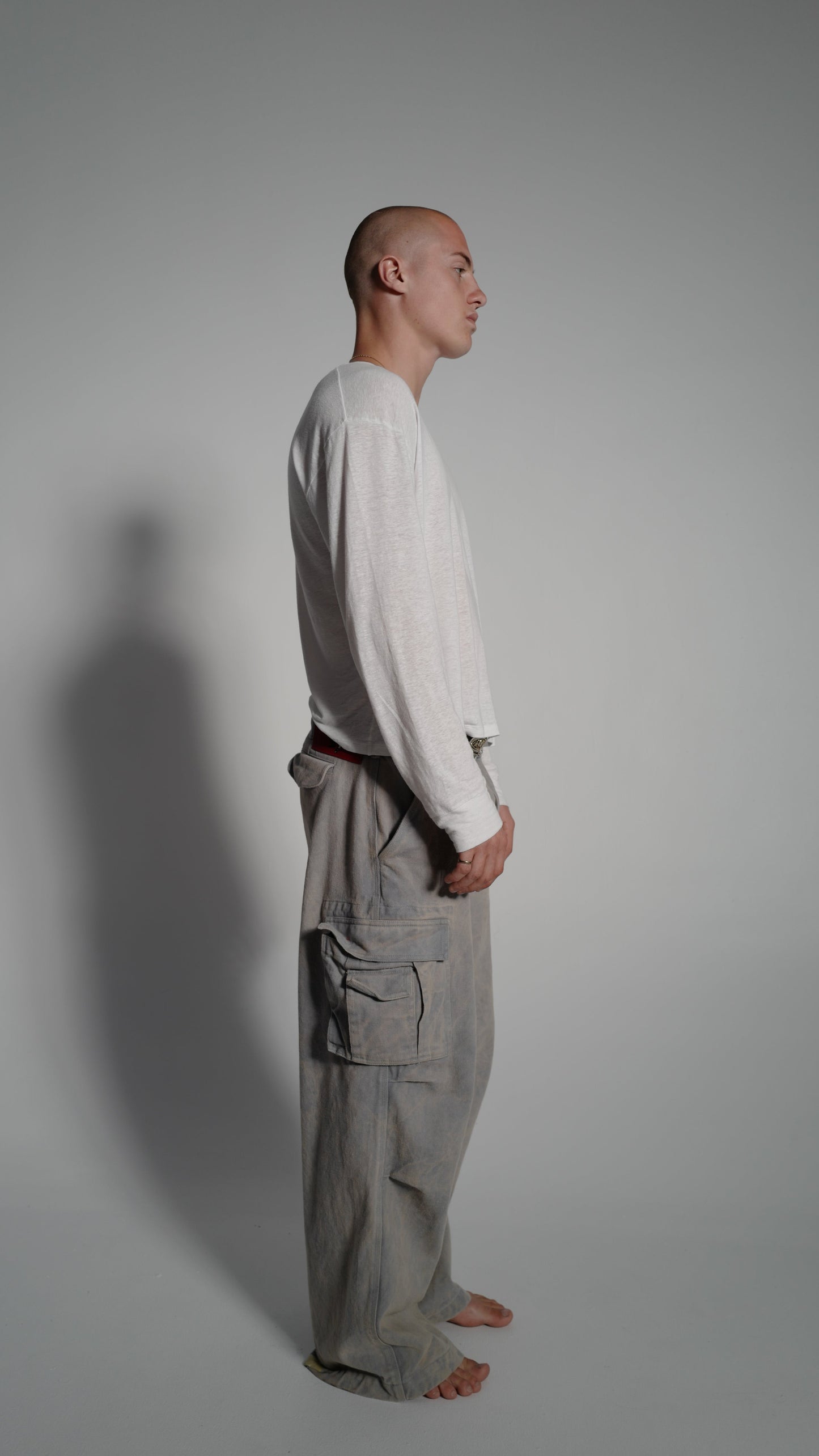 Premium White Linen Longsleeve