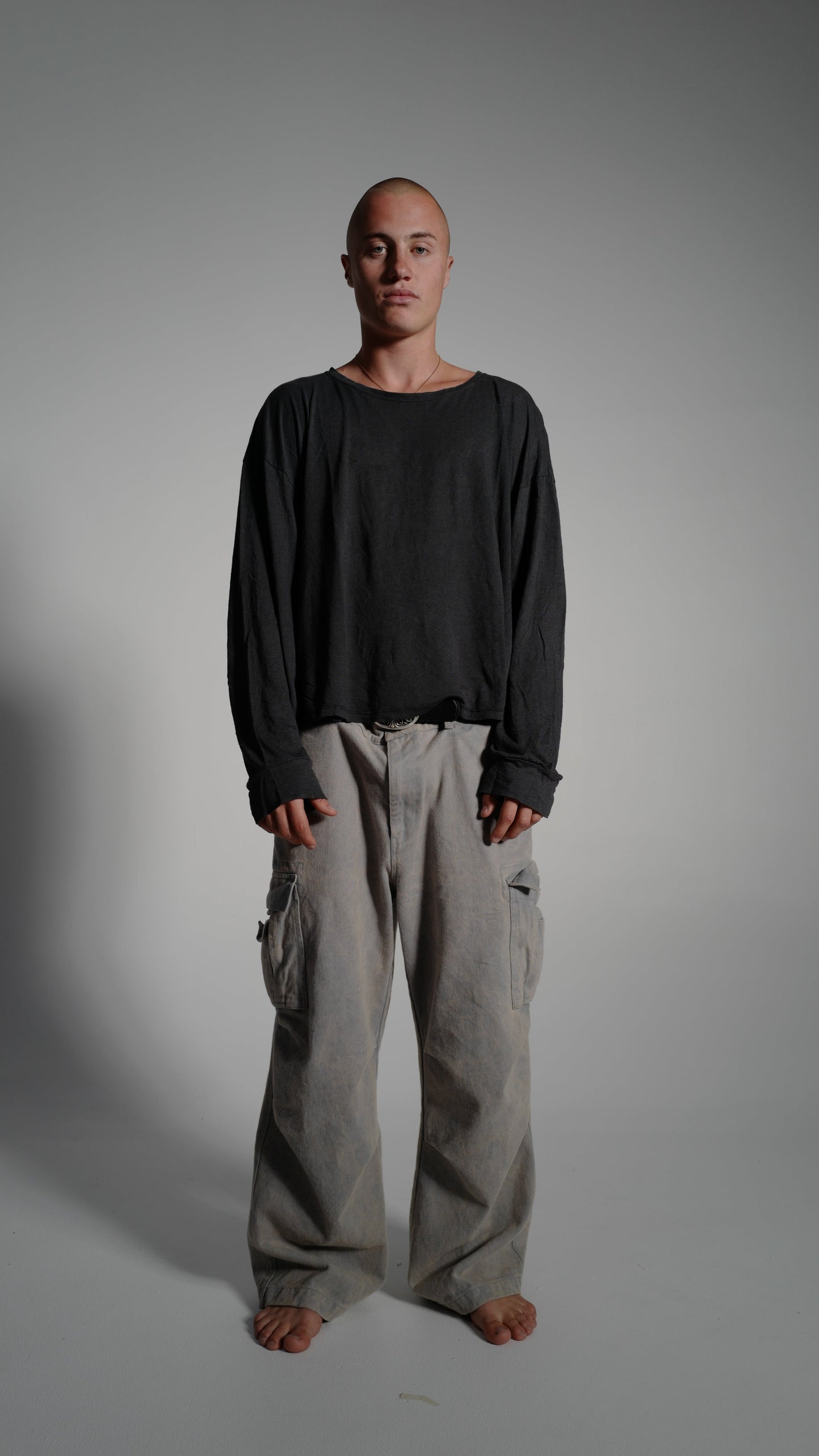 PREMIUM BLACK LINEN LONGSLEEVE