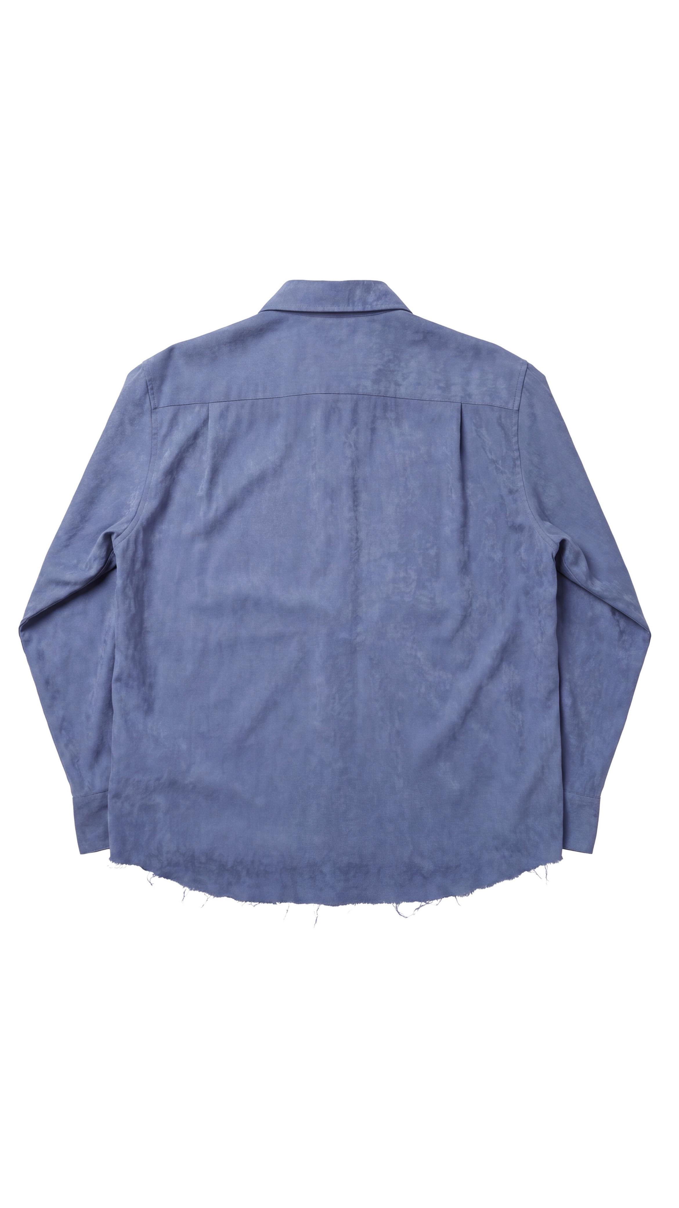 Smoked Suede Silk Shirt