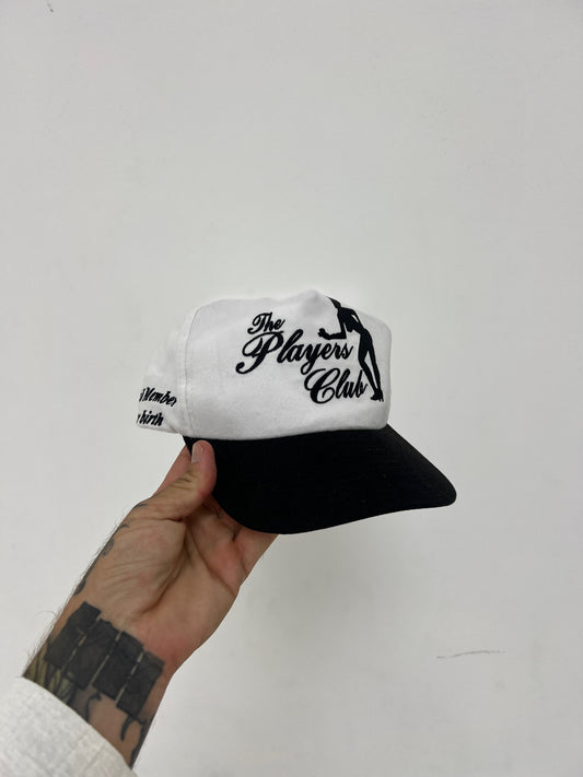 Players club Cap White/Black