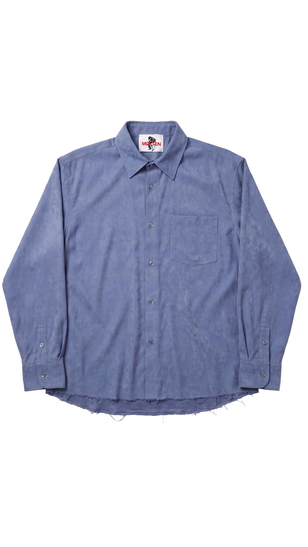 Smoked Suede Silk Shirt