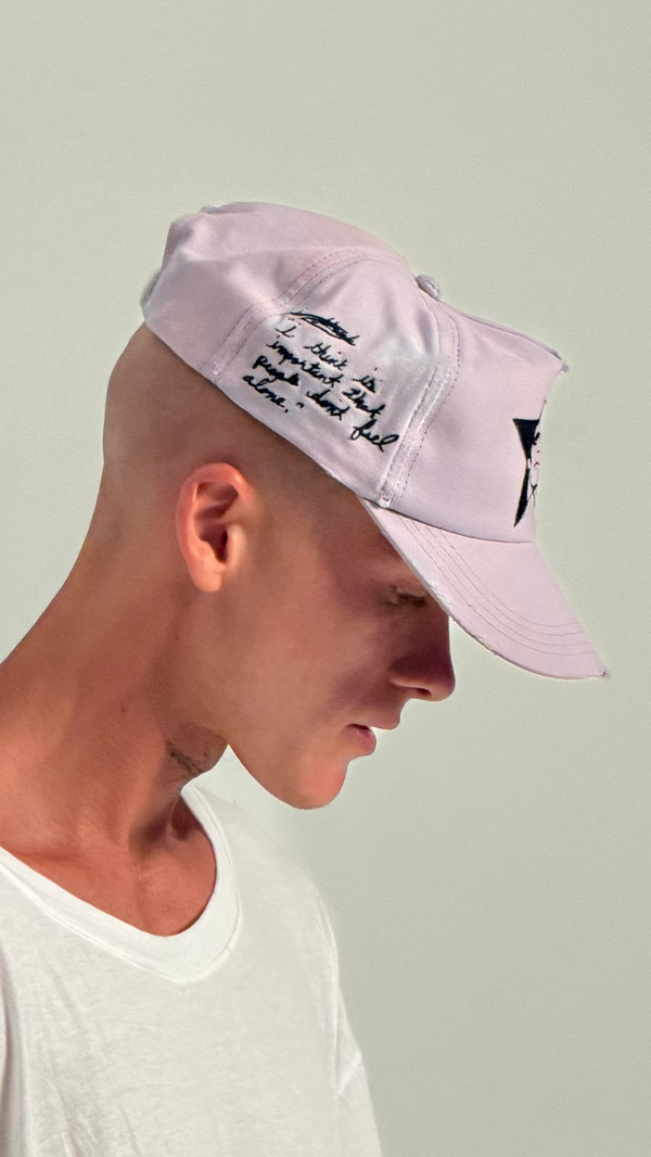 Lou reed Cap grey lilac wash