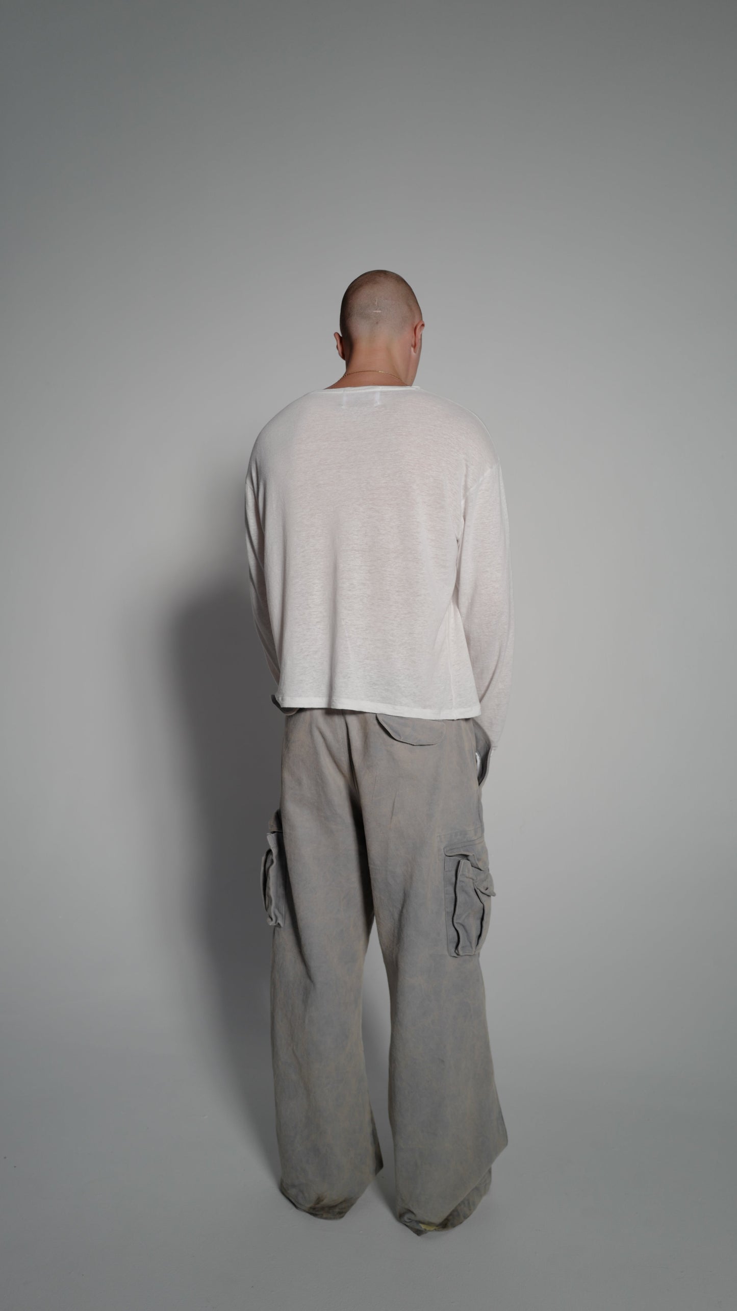 Premium White Linen Longsleeve