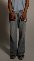 Distressed Light Wash Jeans