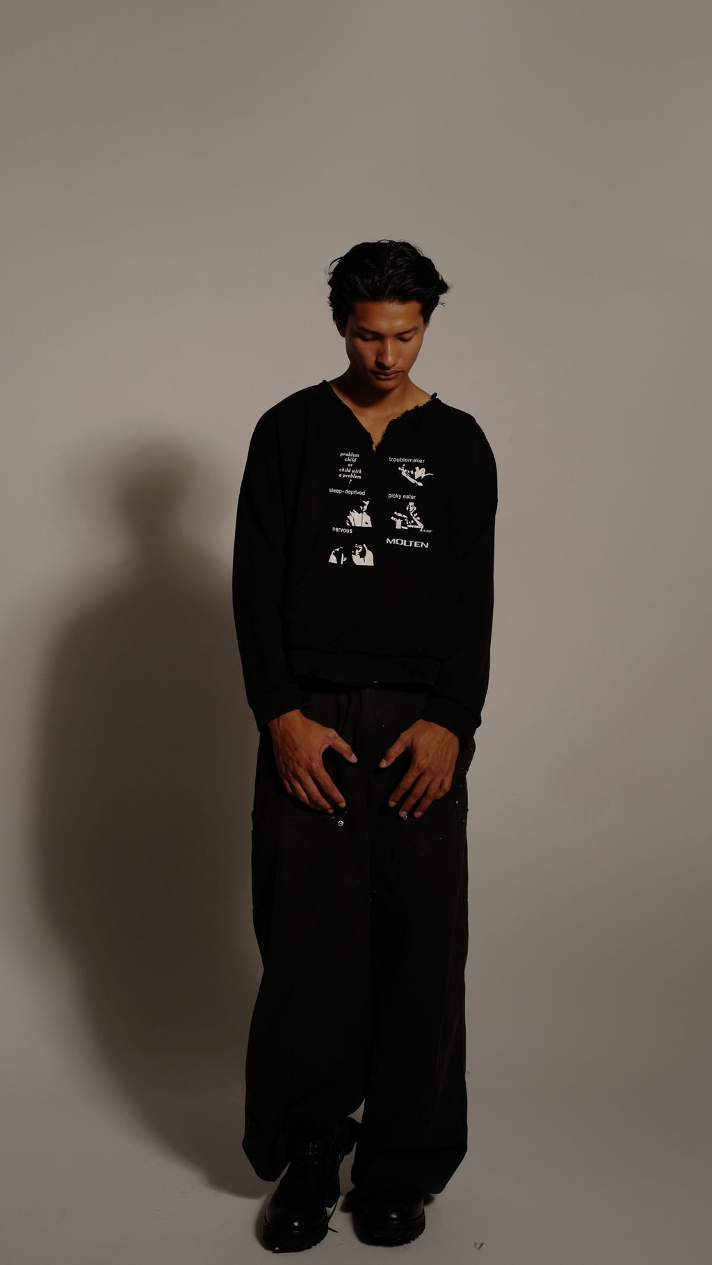 Problem Child Distressed crewneck