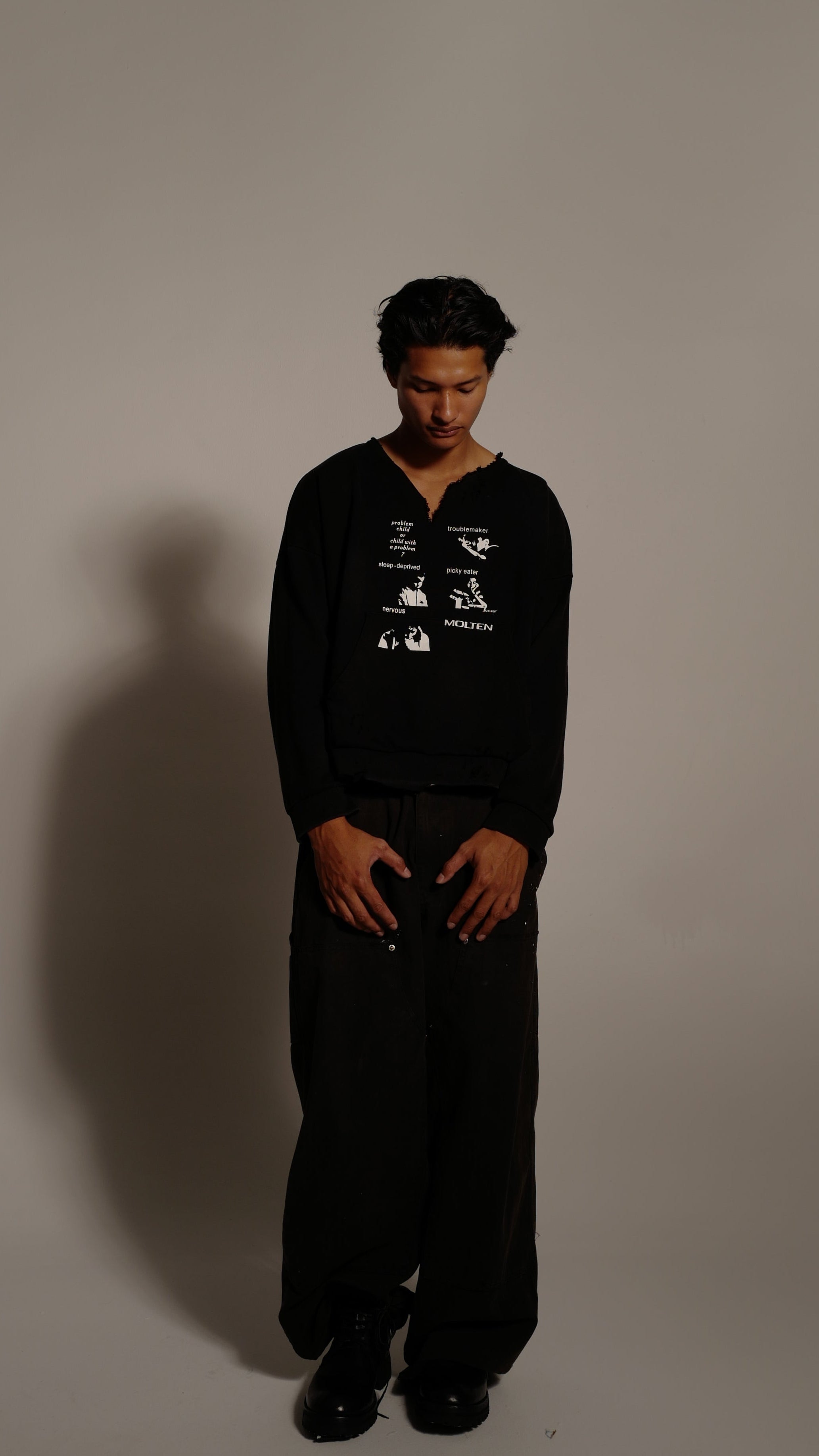 Problem Child Distressed crewneck