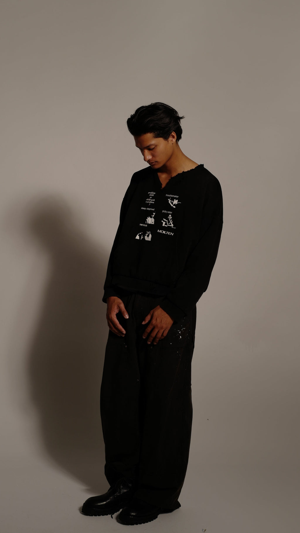 Problem Child Distressed crewneck