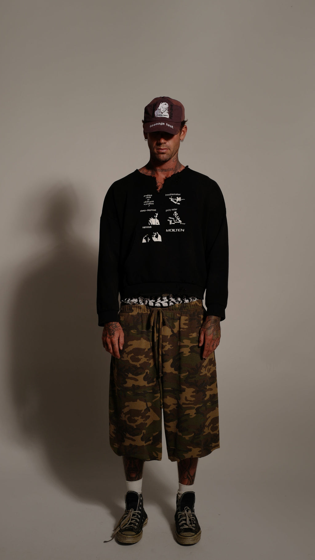 Problem Child Distressed crewneck