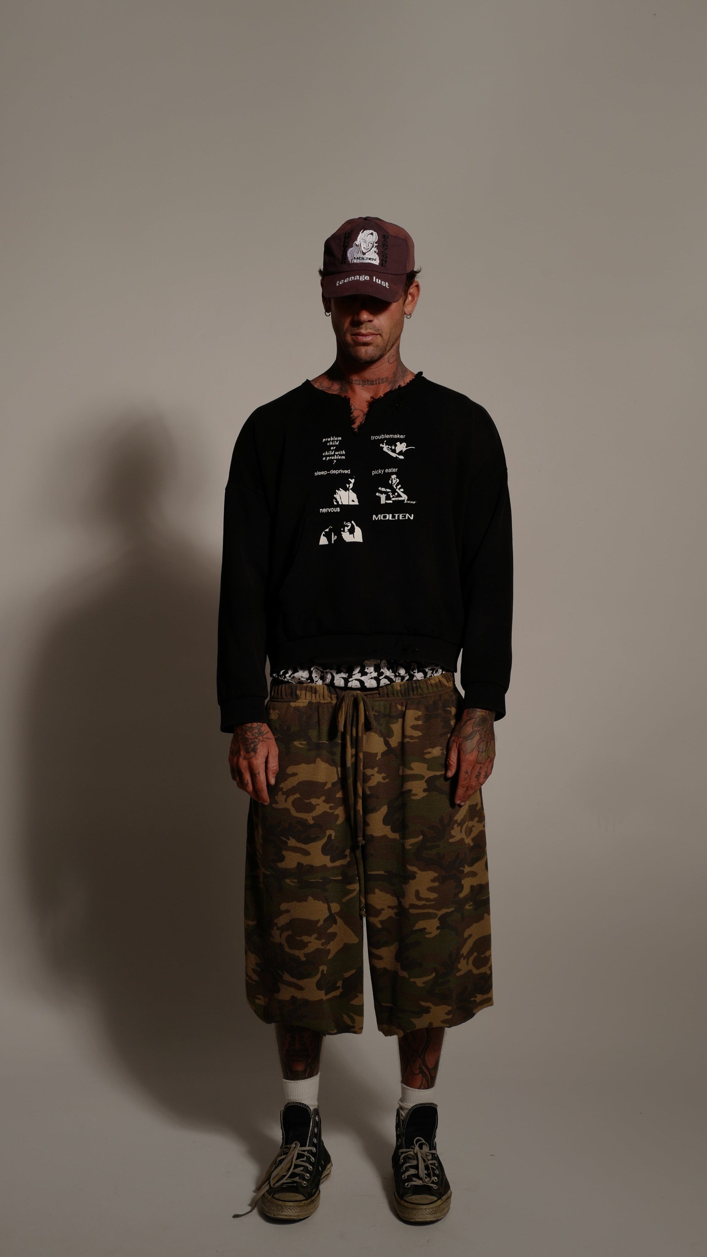 Problem Child Distressed crewneck