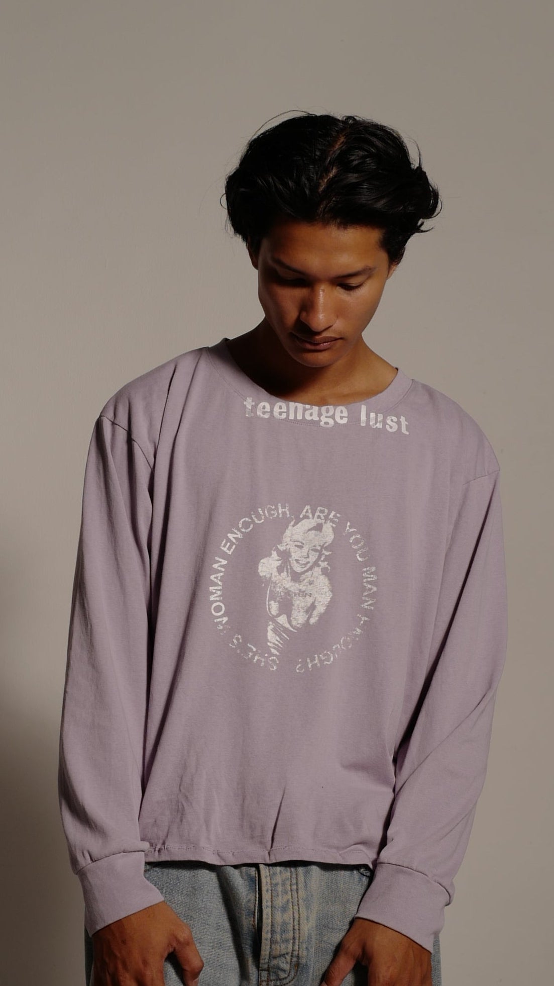Teenage Lust Light Lavender Longsleeve