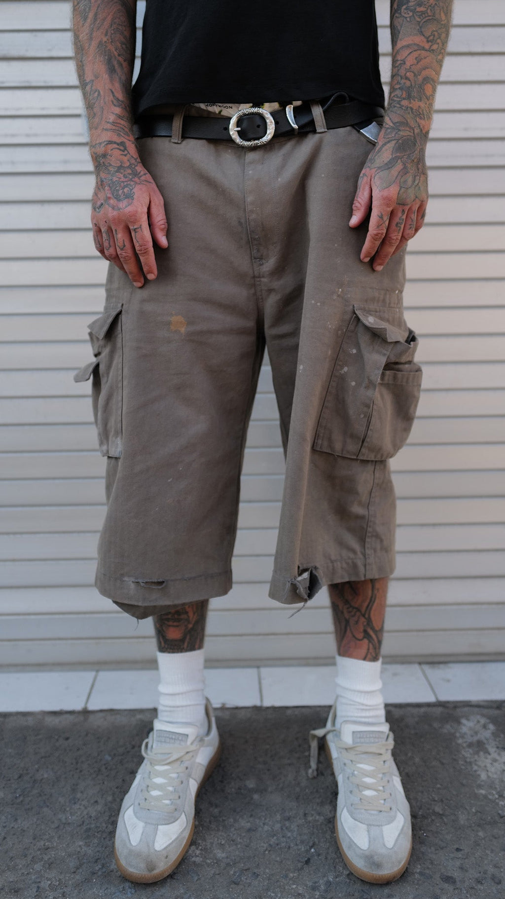 Herringbone Cargos shorts