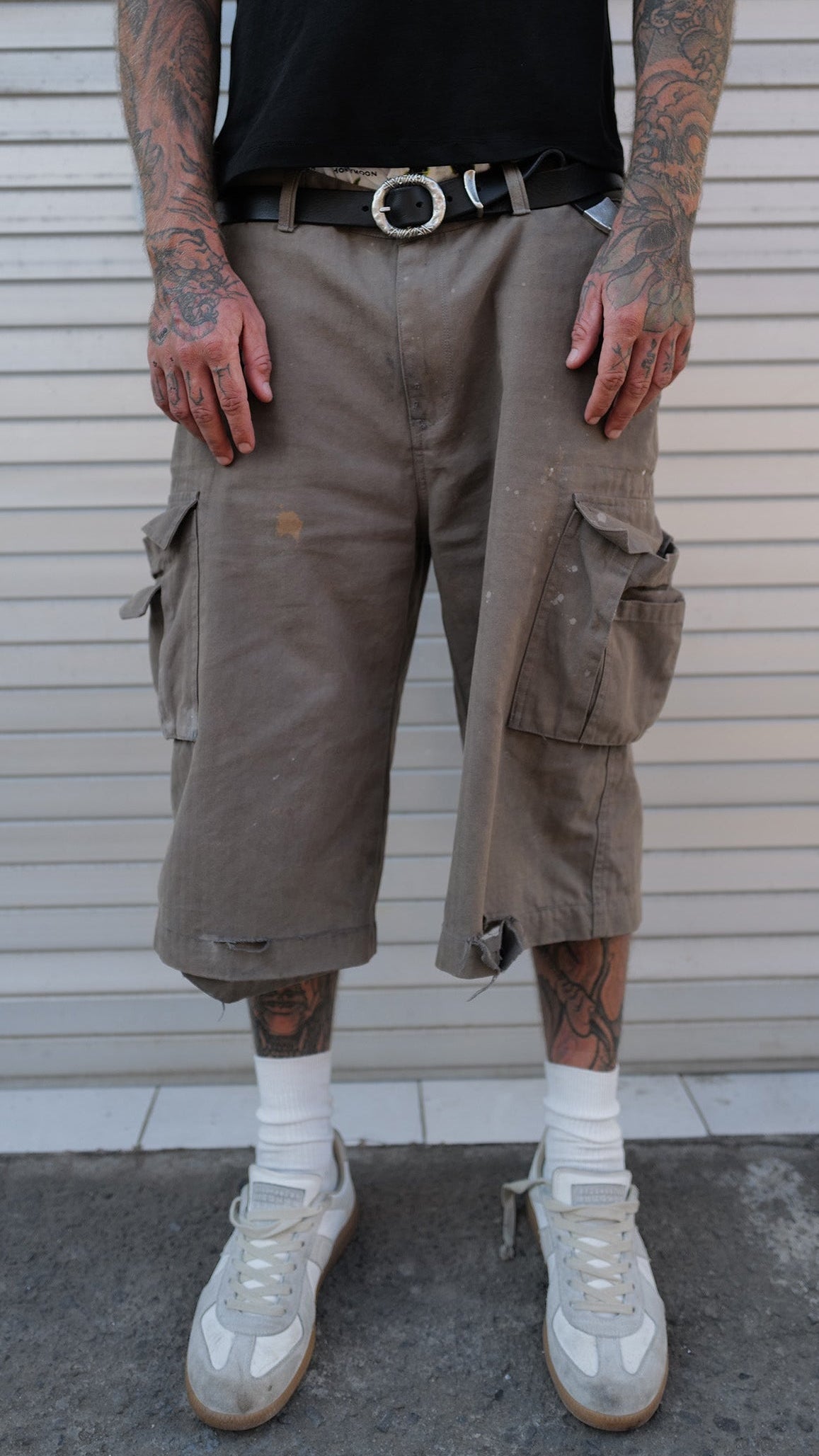 Herringbone Cargos shorts