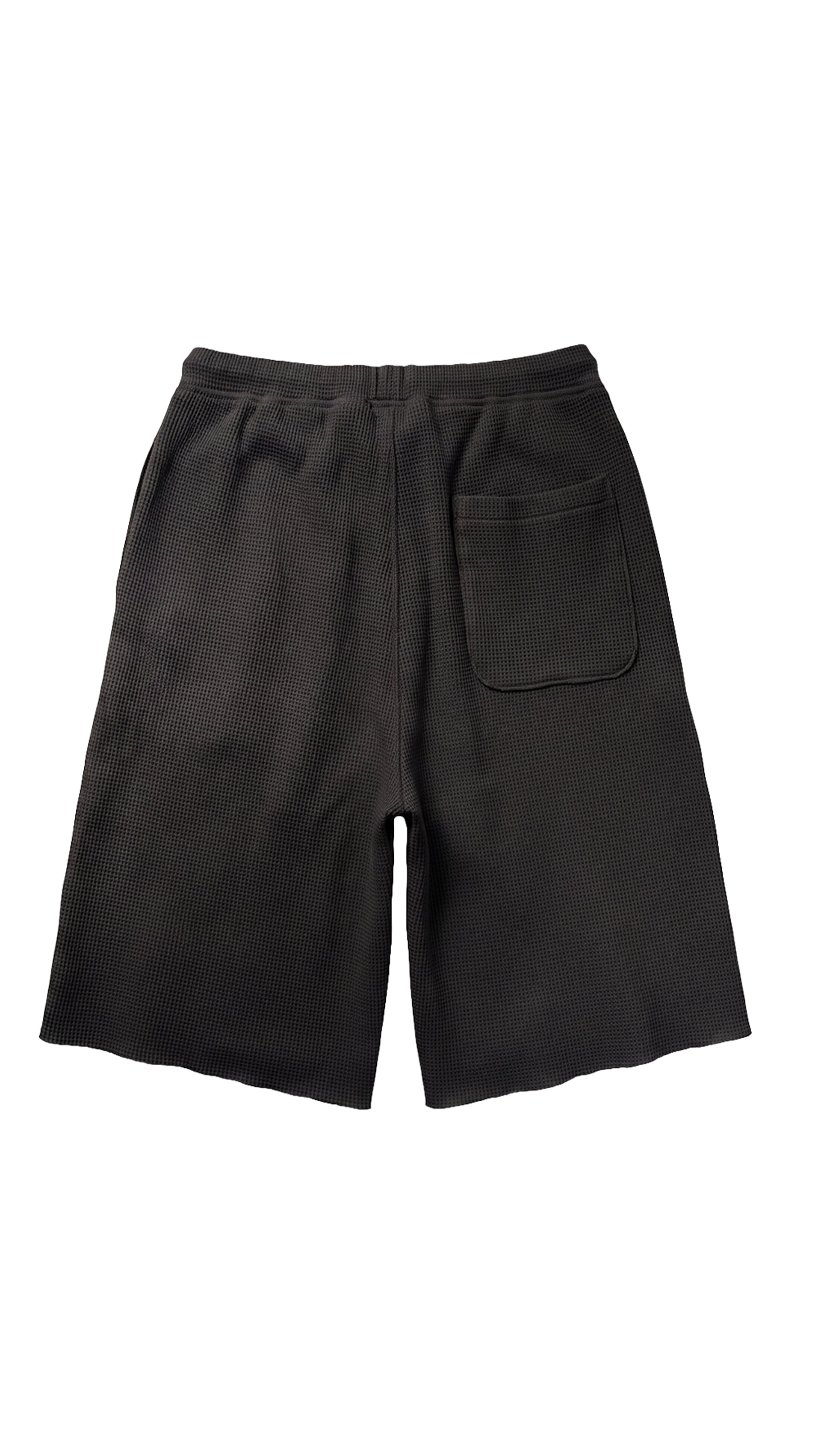 Black Waffle Shorts