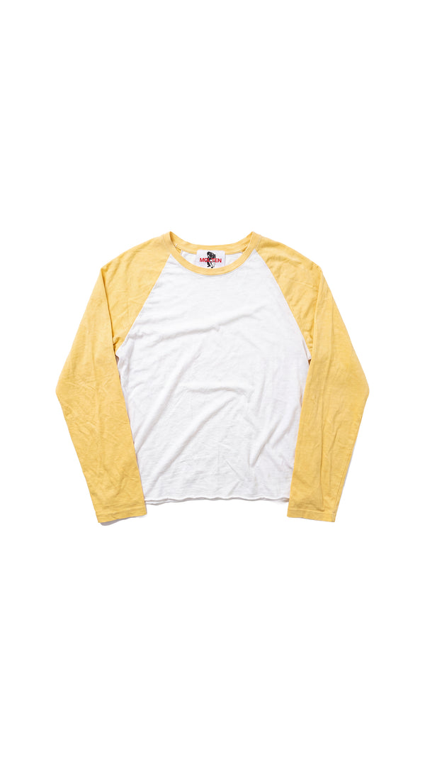 Premium Yellow Linen Raglan