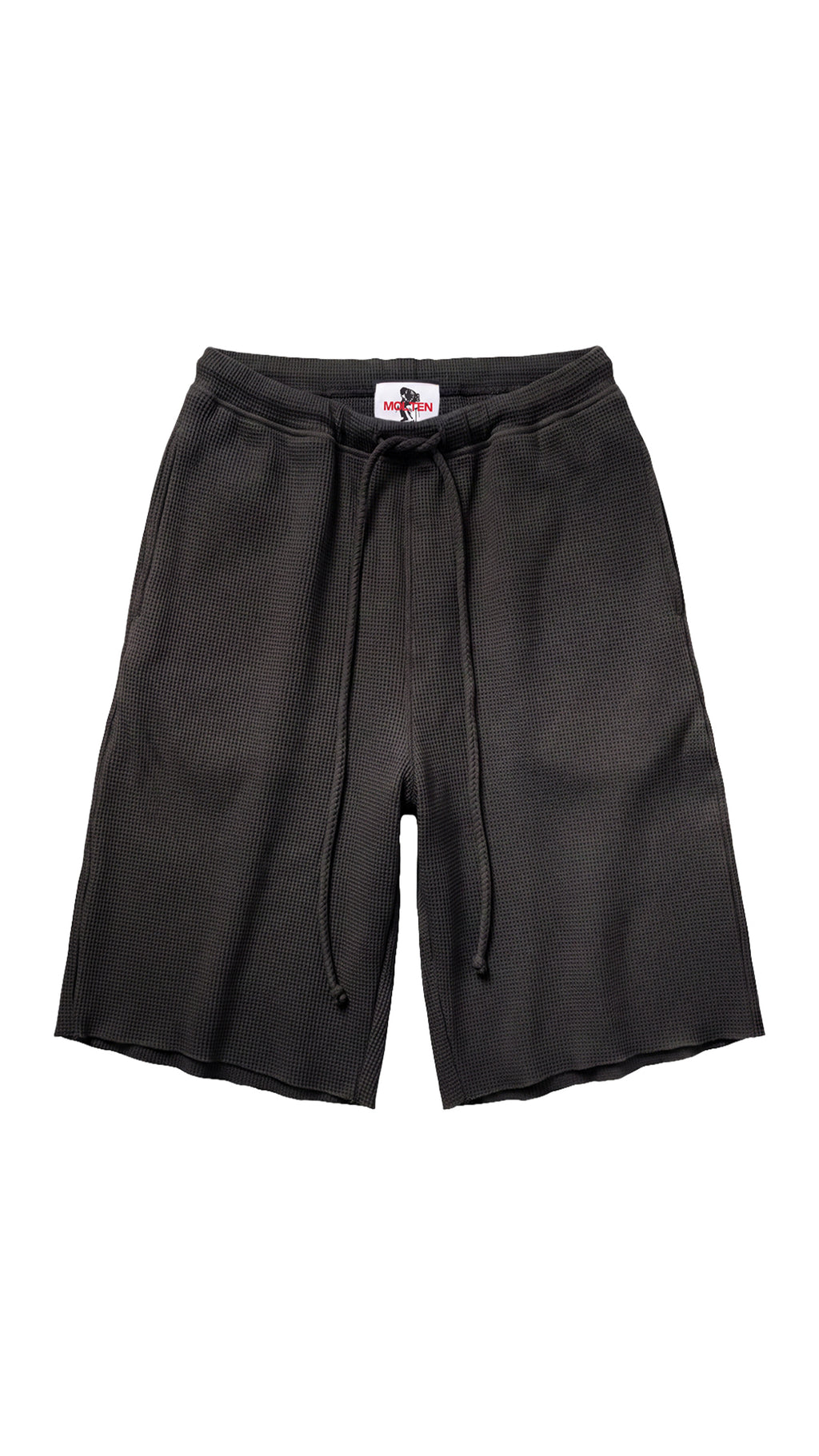 Black Waffle Shorts
