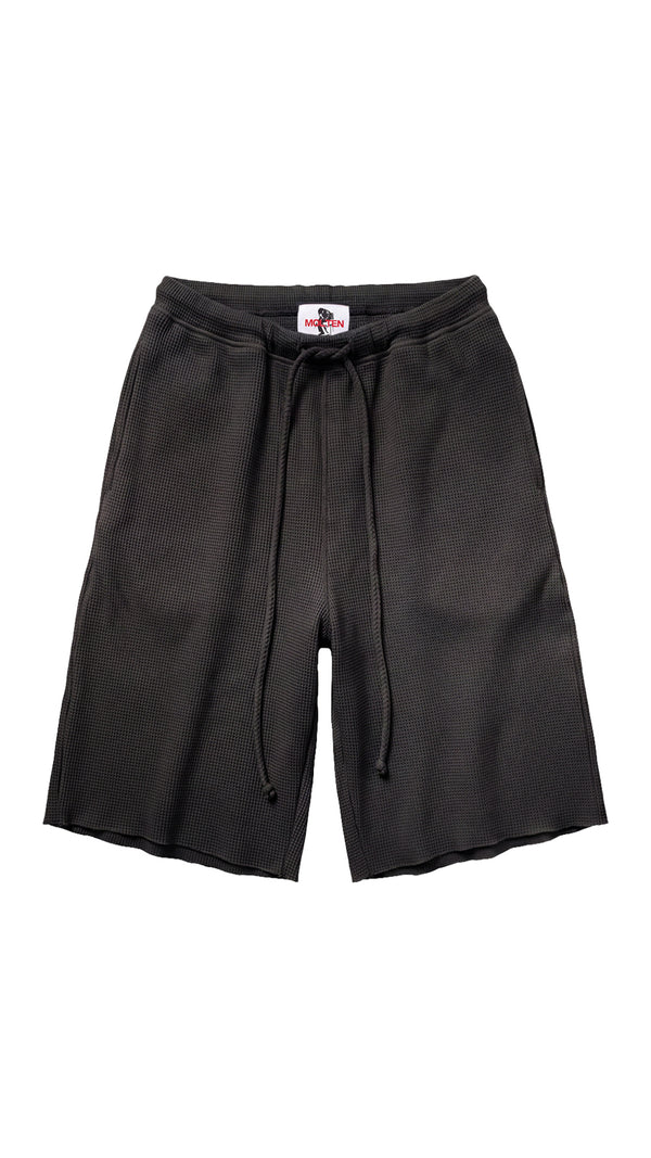 Black Waffle Shorts