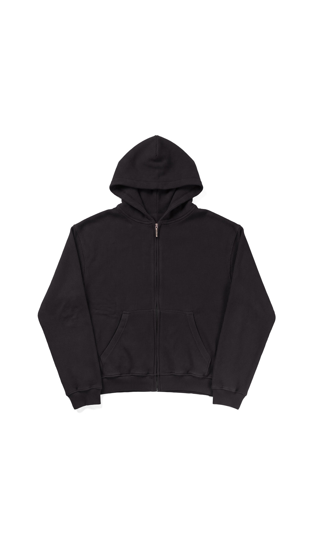 Black Waffle Hoodie