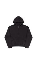 Black Waffle Hoodie
