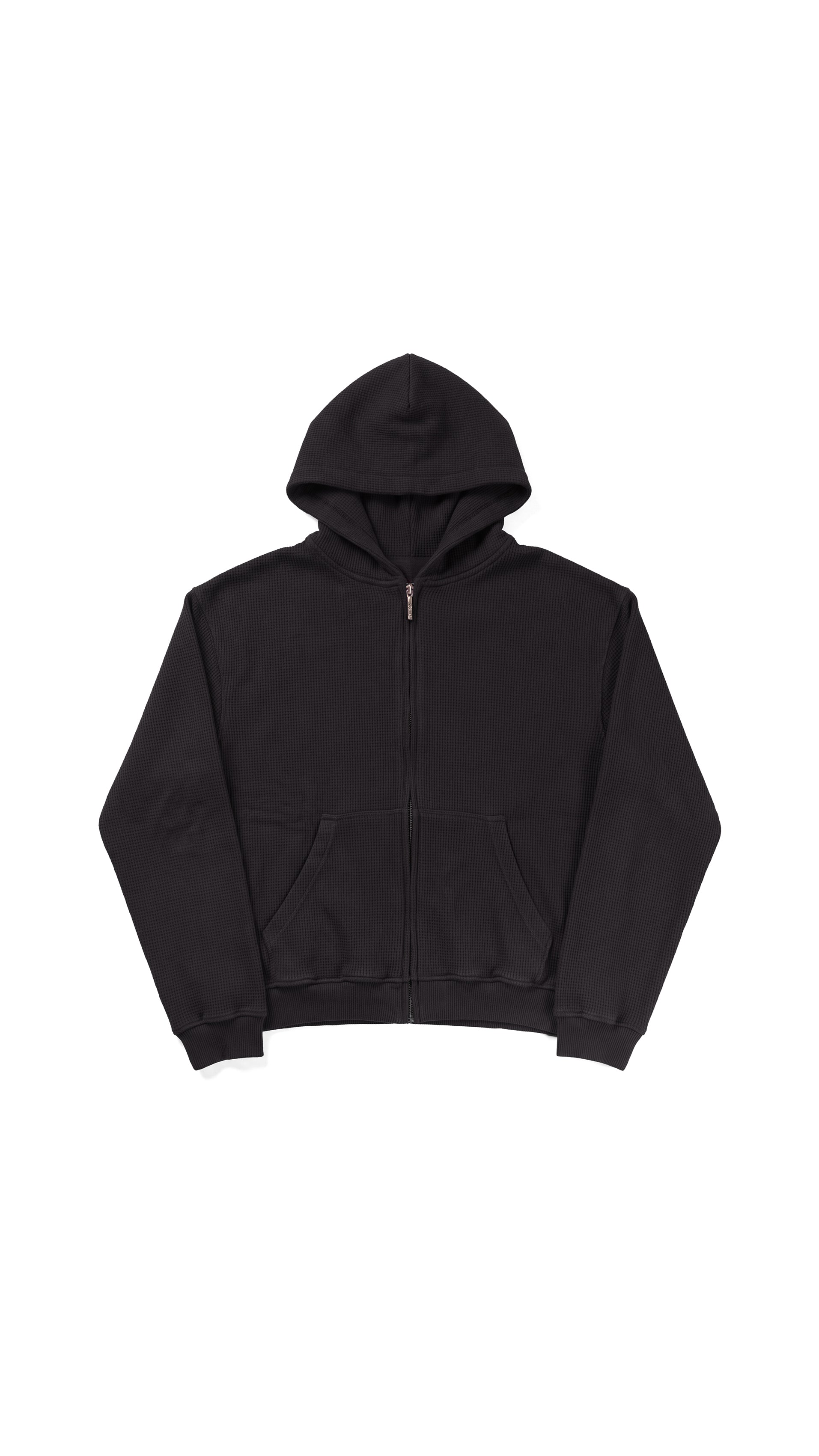 Black Waffle Hoodie