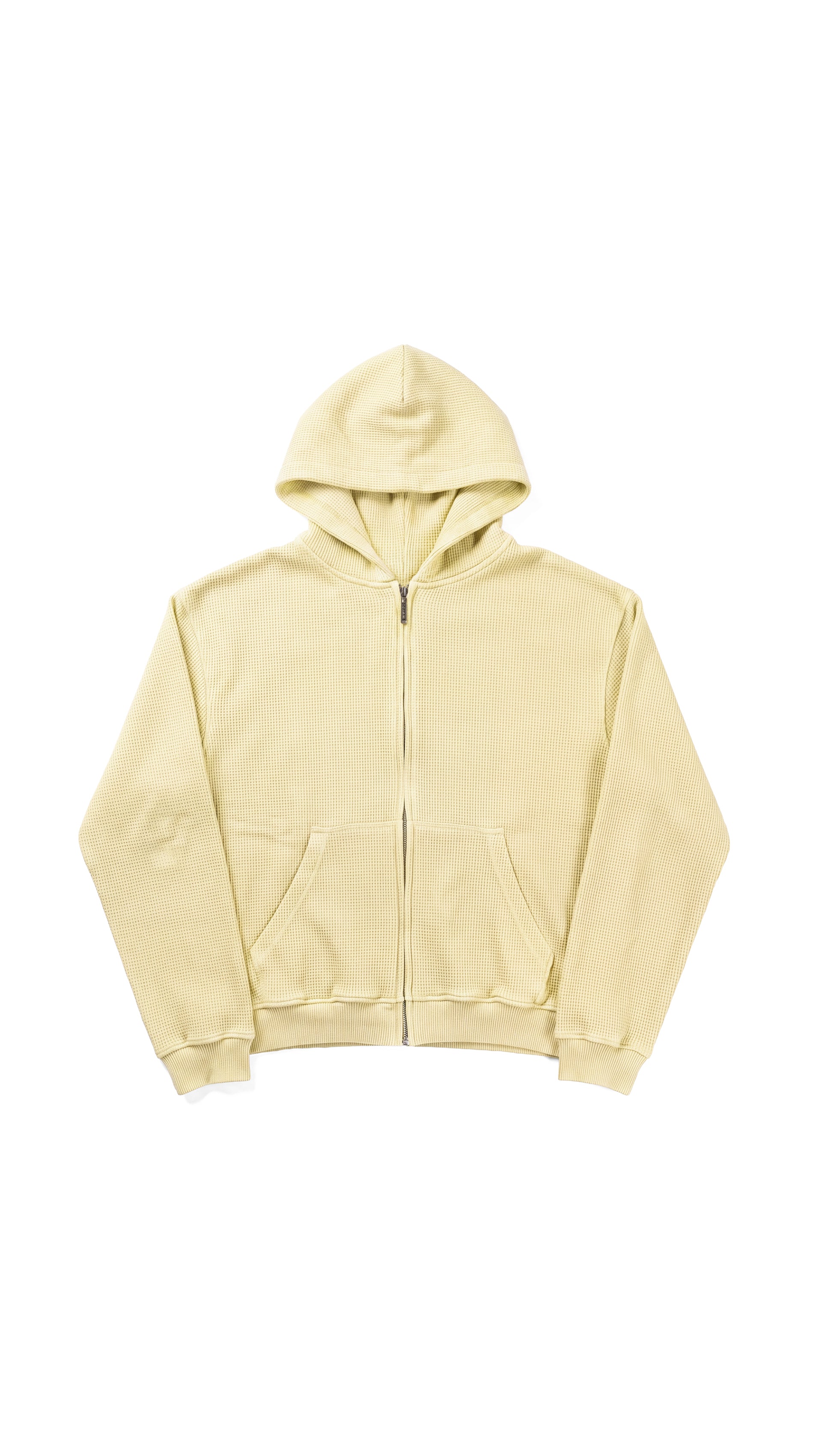 Yellow Waffle Hoodie