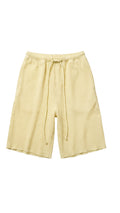 Yellow Waffle Shorts