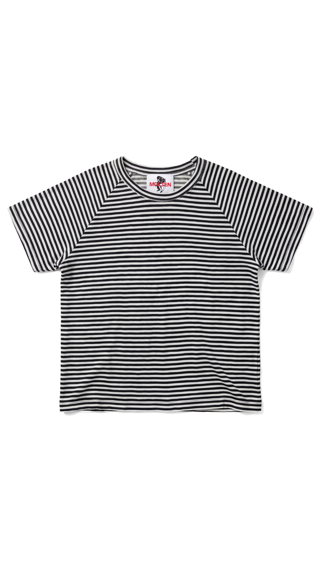 Black and white Stripe Short Sleeve