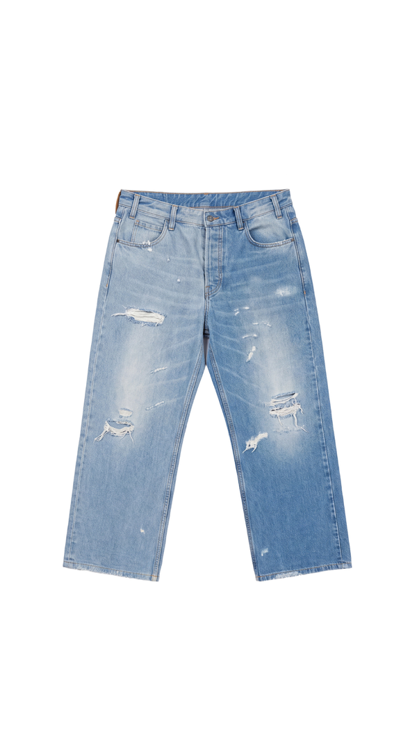 Two Tone Distressed Jeans