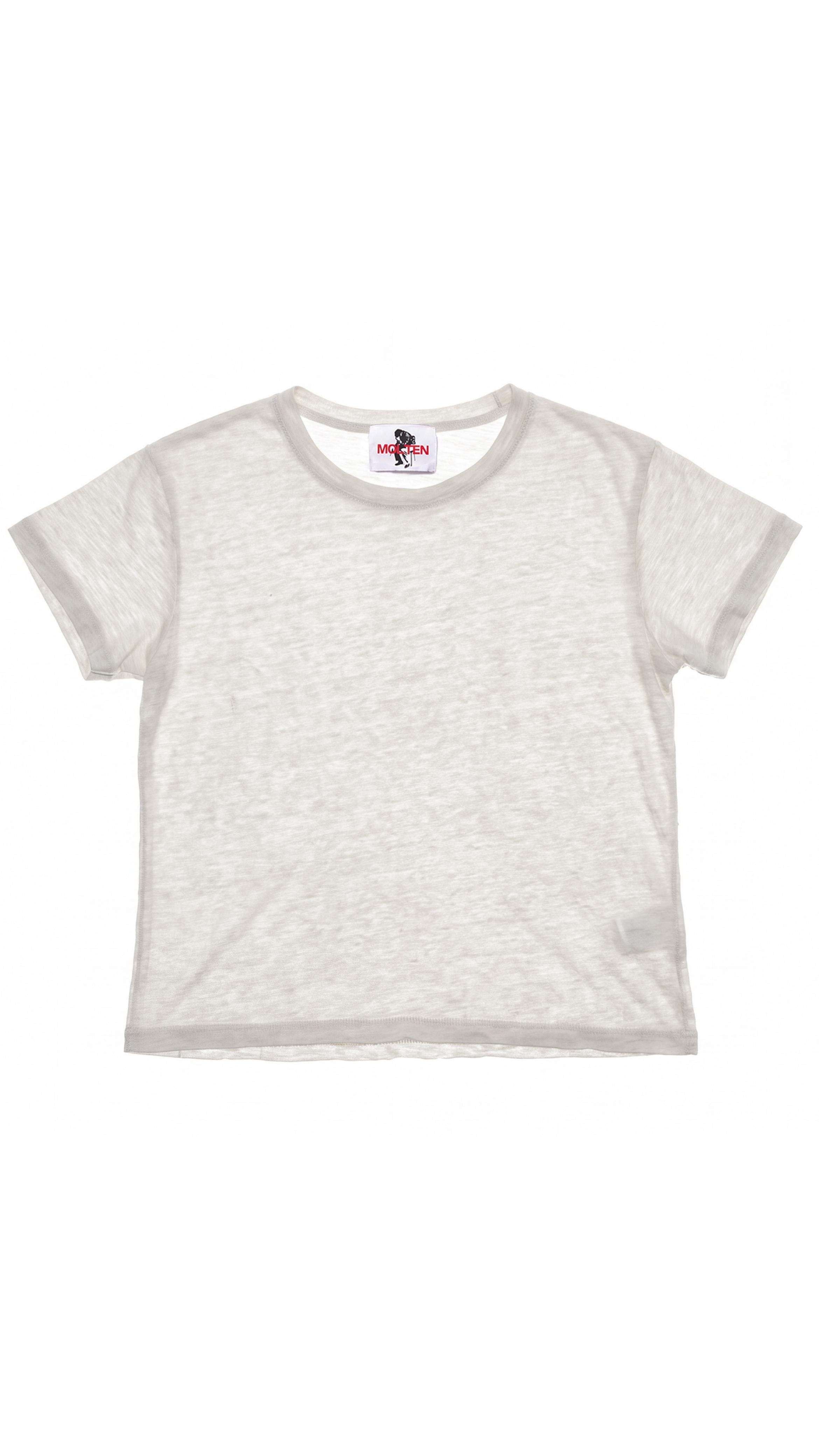 Premium White Linen Tee
