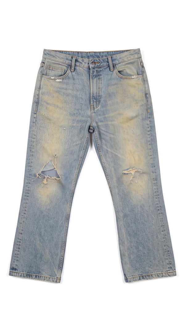 Bootcut Distressed Jeans