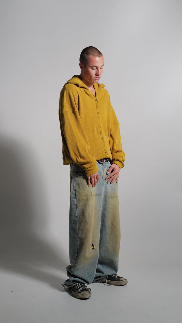 Gold Waffle Hoodie