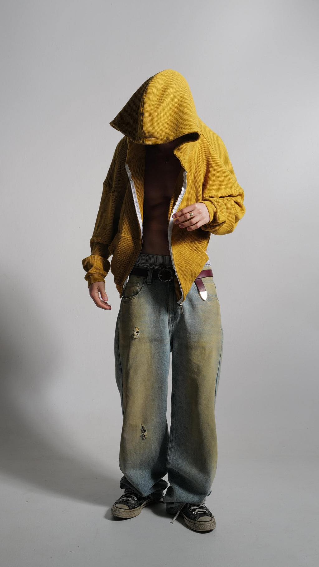 Gold Waffle Hoodie